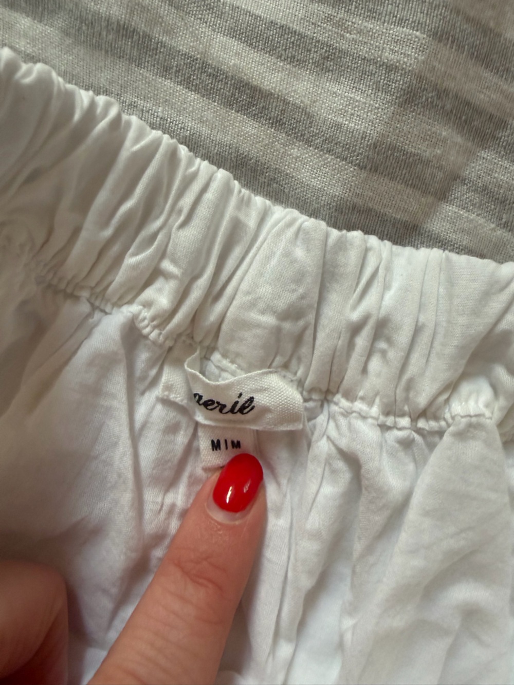 aerie White A-Line Midi Skirt - Picture 3 of 3